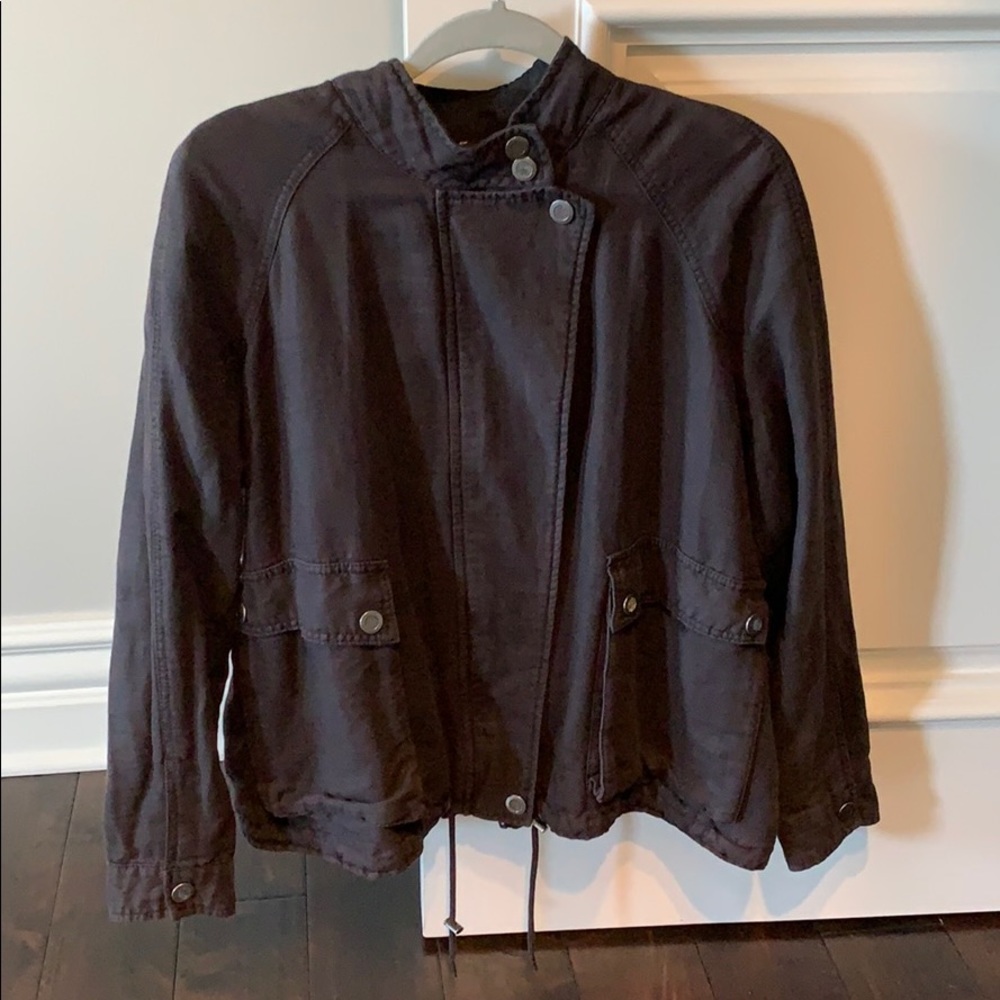 Free People Slouchy Bomber Jacket | M